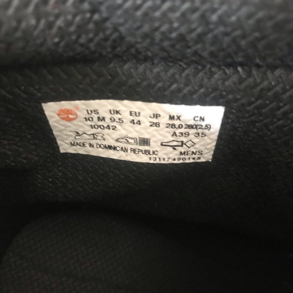 Men’s Black Timberland Boots - Picture 5 of 7